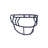 Schutt F7 EGOP IV NB Premium Titanium Facemask Football Facemasks Adult