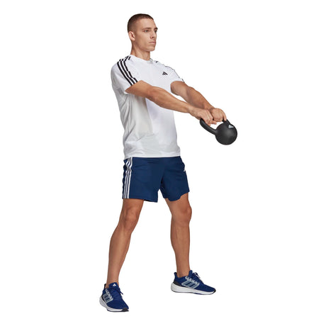 adidas Men's Train Essentials Piqué 3-Stripes Shorts Tall Mens Apparel Shorts