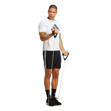 adidas Men's Train Essentials Piqué 3-Stripes Shorts Tall Mens Apparel Shorts