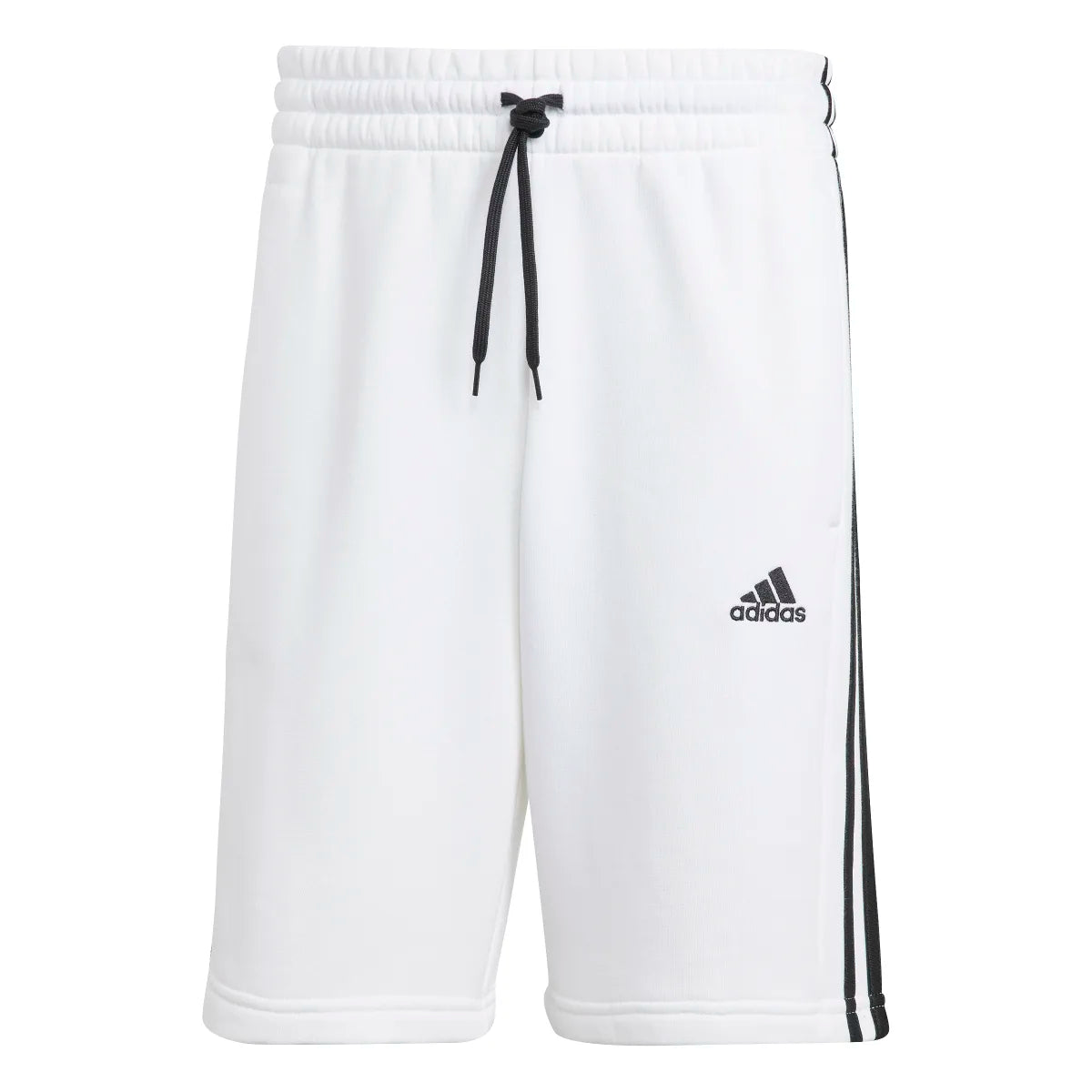 adidas Men's 3-Stripes Fleece Shorts Tall Mens Apparel Shorts