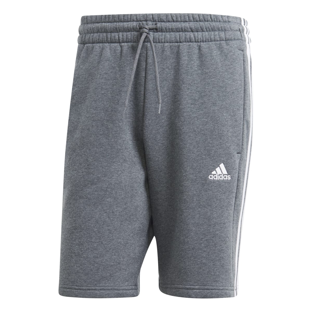 adidas Men's 3-Stripes Fleece Shorts Tall Mens Apparel Shorts