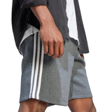 adidas Men's 3-Stripes Fleece Shorts Tall Mens Apparel Shorts