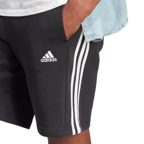adidas Men's 3-Stripes Fleece Shorts Tall Mens Apparel Shorts