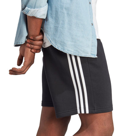adidas Men's 3-Stripes Fleece Shorts Tall Mens Apparel Shorts