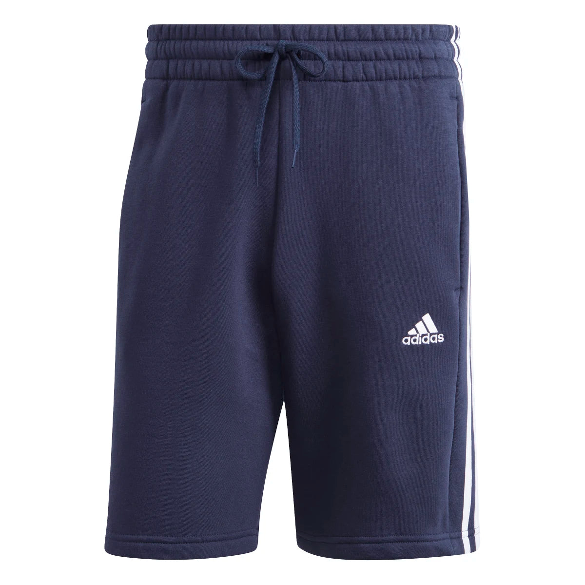 adidas Men's 3-Stripes Fleece Shorts Tall Mens Apparel Shorts