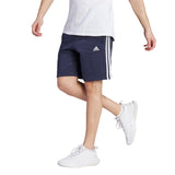 adidas Men's 3-Stripes Fleece Shorts Tall Mens Apparel Shorts