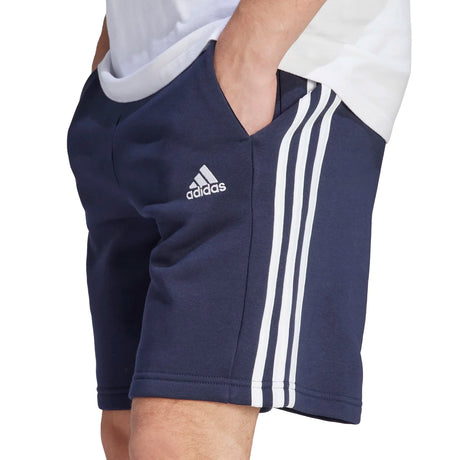 adidas Men's 3-Stripes Fleece Shorts Tall Mens Apparel Shorts