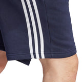 adidas Men's 3-Stripes Fleece Shorts Tall Mens Apparel Shorts