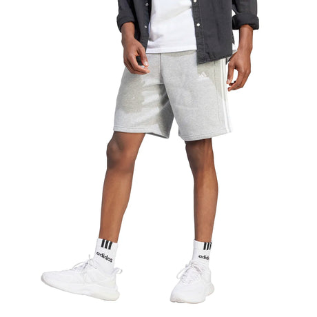 adidas Men's 3-Stripes Fleece Shorts Tall Mens Apparel Shorts