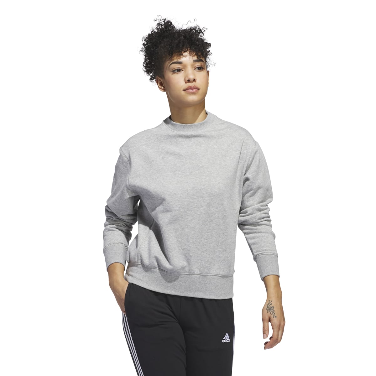 adidas Women's Vintage Crew Sweatshirt Tall Womens Apperal sweatshirts & fleece