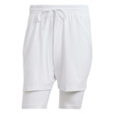 adidas Men's Tennis Pro AEROREADY Shorts and Inner Shorts Set Tennis & Racquet Apparel All