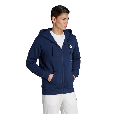 adidas Men's Club Teamwear Full-Zip Tennis Hoodie Tennis & Racquet Apparel All