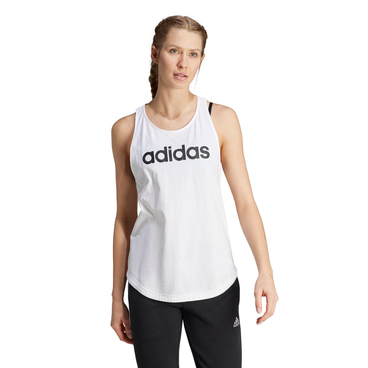 adidas Women's Essentials Loose Logo Tank Top-3