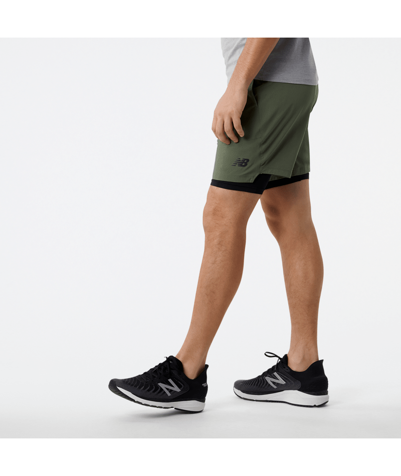New Balance Men's R.W. Tech 7 Inch 2-In-1 Shorts