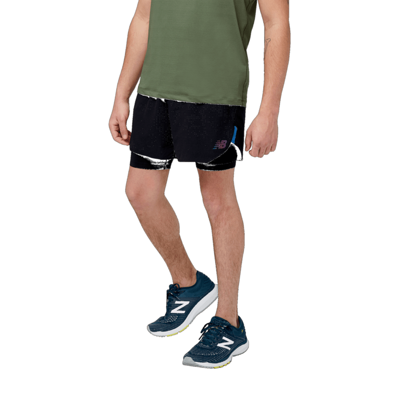 New Balance Men's Q Speed 5 Inch 2 in 1 Short Mens Apparel Shorts