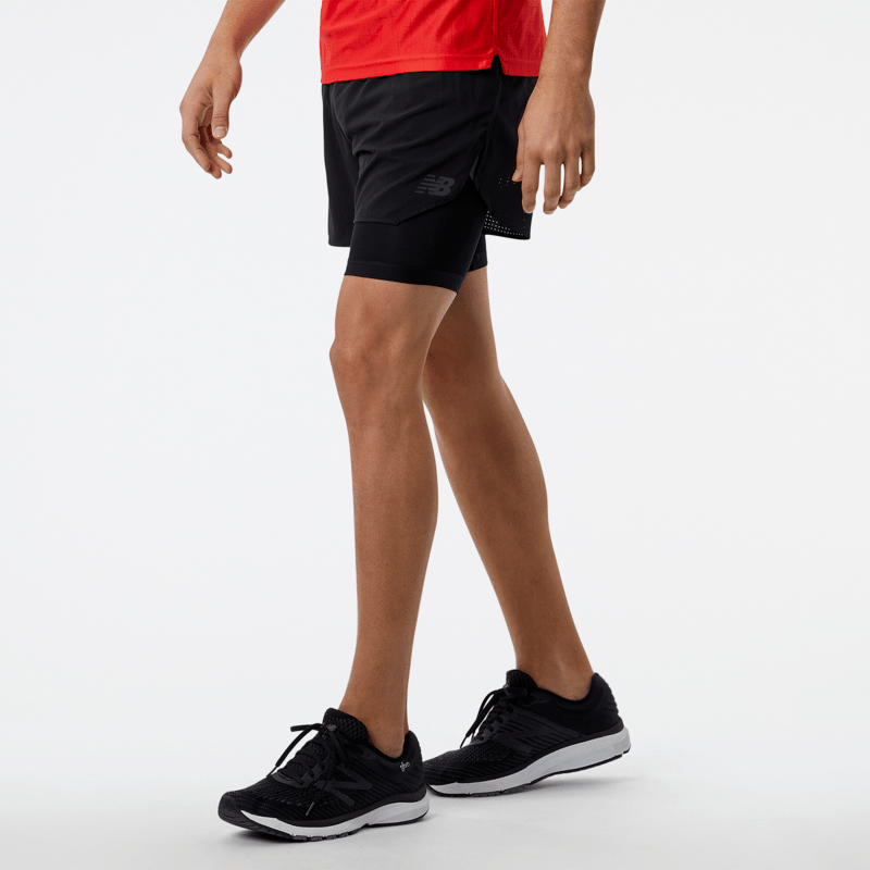 New Balance Men's Q Speed 5 Inch 2 in 1 Short Mens Apparel Shorts