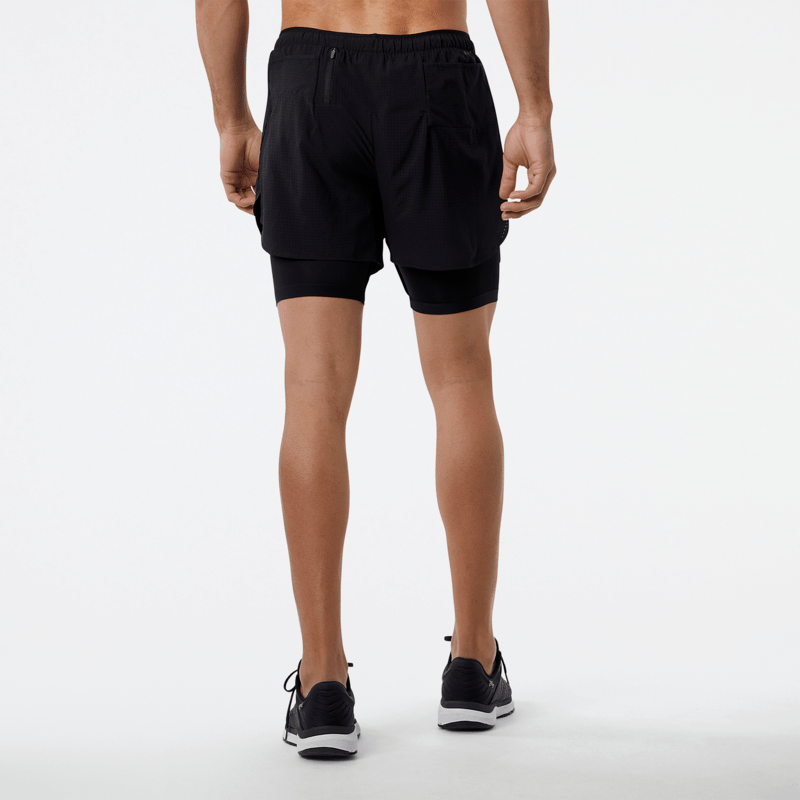 New Balance Men's Q Speed 5 Inch 2 in 1 Short Mens Apparel Shorts