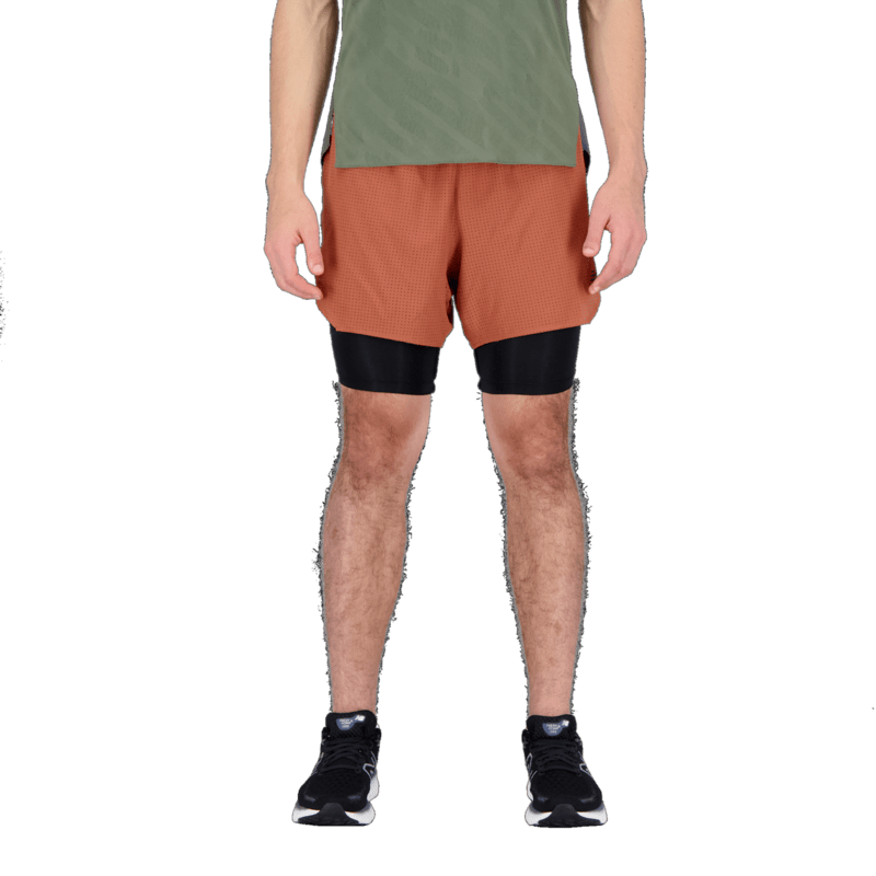 New Balance Men's Q Speed 5 Inch 2 in 1 Short Mens Apparel Shorts