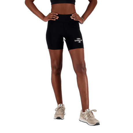 New Balance Women's Essentials Reimagined Archive Cotton Fitted Short Womens Apparel Shorts