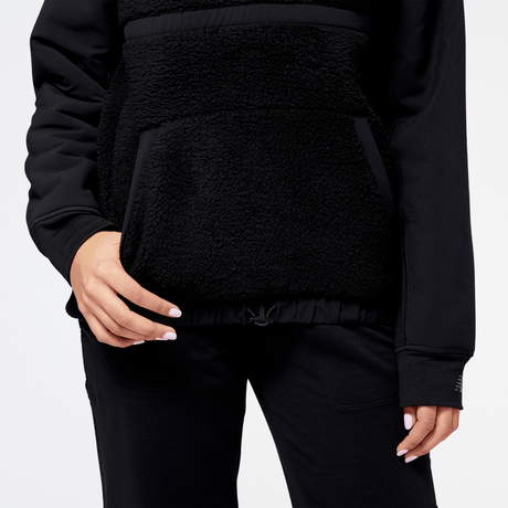 New Balance Women's Q Speed Sherpa Pullover Womens Apparel Sweatshirts & Fleece