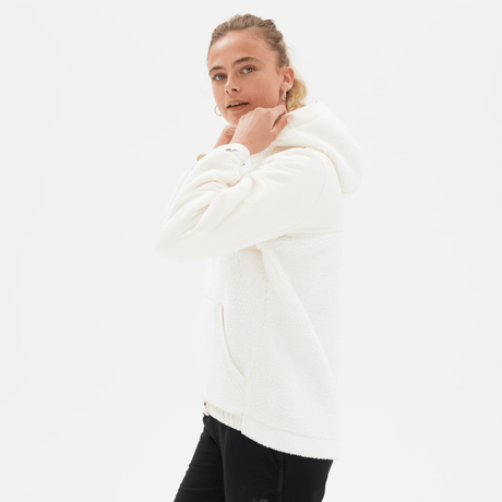 New Balance Women's Q Speed Sherpa Pullover Womens Apparel Sweatshirts & Fleece