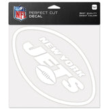 Wincraft New York Jets White Die Cut Decal 8x8 Fan Gear NFL New York Jets