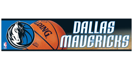 Wincraft Dallas Mavericks Bumper Sticker - Special Order Fan Gear NBA Dallas Mavericks