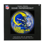 Sporticulture Los Angeles Rams Domed Paperweight Fan Gear NFL Los Angeles Rams