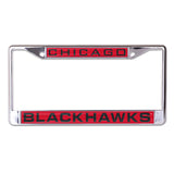 Wincraft Chicago Blackhawks Inlaid License Plate Frame - Special Order Fan Gear NHL Chicago Blackhawks