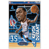 Wincraft Oklahoma City Thunder Multi Use Kevin Durant Caricature Design Decal 11x17 Fan Gear NBA Oklahoma City Thunder