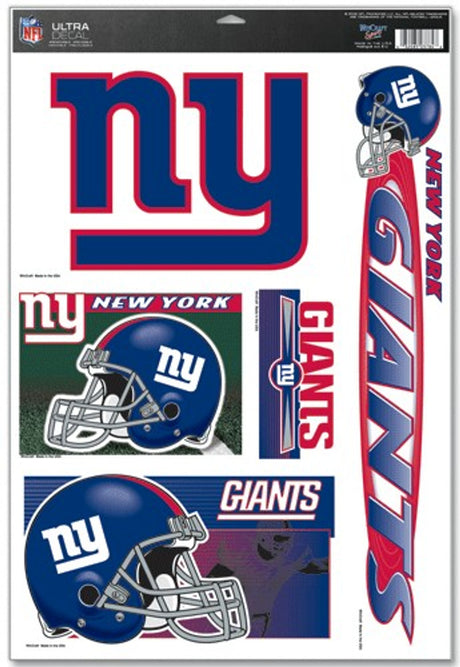 Wincraft New York Giants Ultra Decal 11x17 Fan Gear NFL New York Giants
