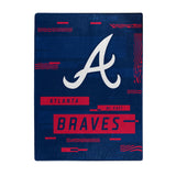 Northwest Company Atlanta Braves Raschel Digitize Design Blanket 60x80 Fan Gear MLB Atlanta Braves