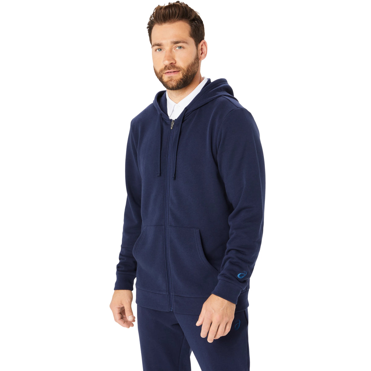 Asics Men's Sweat Full Zip Hoodie-3