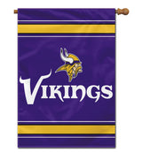 Fremont Die Minnesota Vikings 2 Sided Banner Style House Flag 28x40 Fan Gear NFL Minnesota Vikings