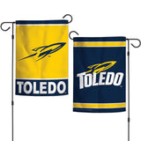 Wincraft Toledo Rockets 2 Sided Garden Style Flag 12x18 Fan Gear NCAA Toledo Rockets
