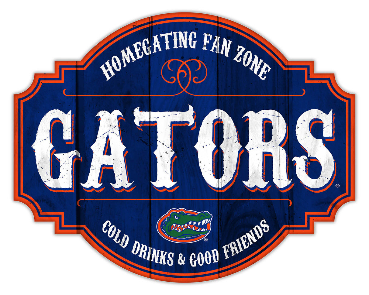 Fan Creations Florida Gators 12 Inch Homegating Tavern Wood Sign Fan Gear NCAA Florida Gators