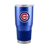 Logo Brands Chicago Cubs 30oz Stainless Steel Travel Tumbler Fan Gear MLB Chicago Cubs