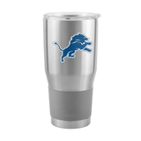 Logo Brands Detroit Lions 30oz Stainless Steel Travel Tumbler Fan Gear NFL Detroit Lions