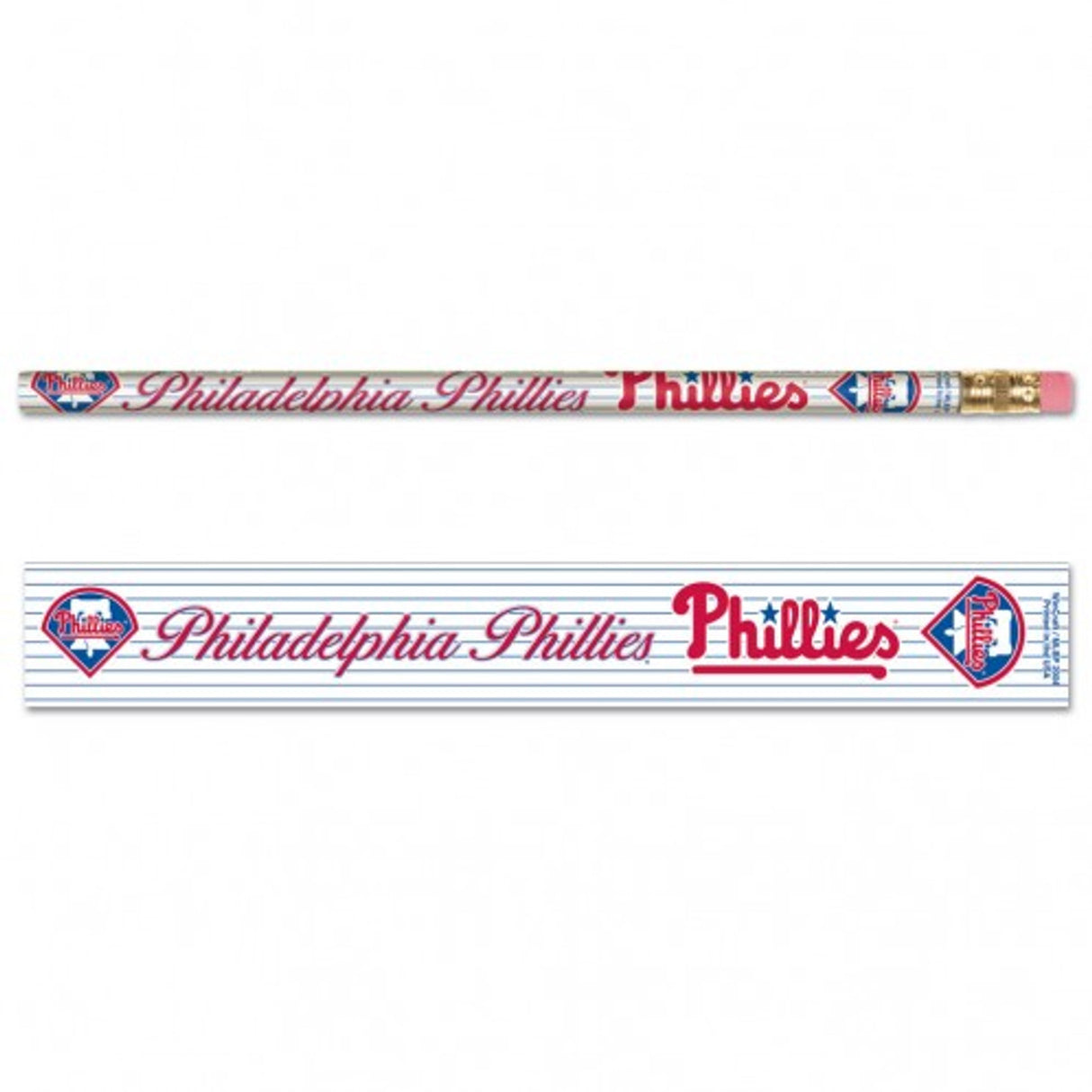 Wincraft Philadelphia Phillies 6 Pack Pencil - Special Order Fan Gear MLB Philadelphia Phillies
