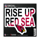 Wincraft Arizona Cardinals Slogan All Surface Decal 6x6 Fan Gear NFL Arizona Cardinals