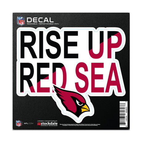 Wincraft Arizona Cardinals Slogan All Surface Decal 6x6 Fan Gear NFL Arizona Cardinals