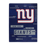 Northwest Company New York Giants Raschel Digitize Design Blanket 60x80 Fan Gear NFL New York Giants