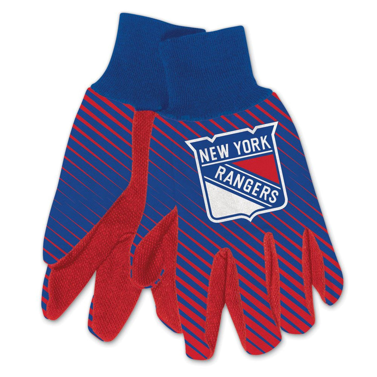 Wincraft New York Rangers Two Tone Adult Size Gloves Fan Gear NHL New York Rangers