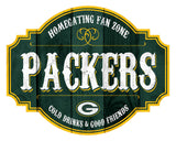 Fan Creations Green Bay Packers 12 Inch Homegating Tavern Wood Sign Fan Gear NFL Green Bay Packers