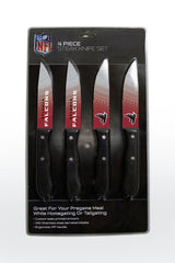 The Sports Vault Atlanta Falcons 4 Pack Steak Knife Set Fan Gear NFL Atlanta Falcons