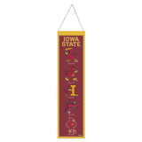 Wincraft Iowa State Cyclones Heritage Evolution Design Wool Banner 8x32 Fan Gear NCAA Iowa State Cyclones