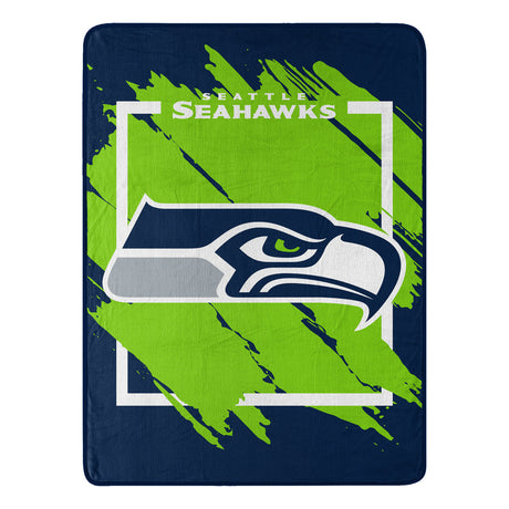 Northwest Company Seattle Seahawks Micro Raschel Dimensional Design Blanket 46x60 Fan Gear NFL Seattle Seahawks