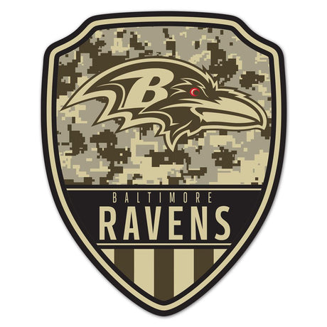 Wincraft Baltimore Ravens Shield Shape Wood Sign 11x14 Fan Gear NFL Baltimore Ravens