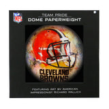 Sporticulture Cleveland Browns Domed Paperweight Fan Gear NFL Cleveland Browns