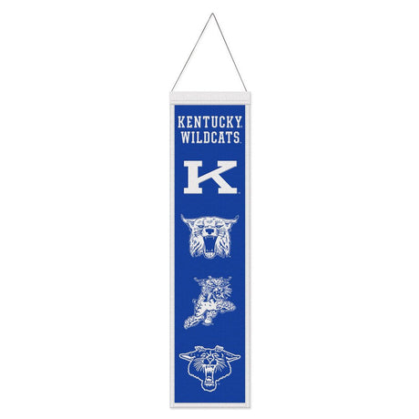 Wincraft Kentucky Wildcats Heritage Evolution Design Wool Banner 8x32 Fan Gear NCAA Kentucky Wildcats